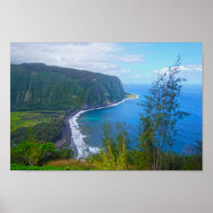 Waipio Valley Lookout, Hawaii, Skriv ut Poster