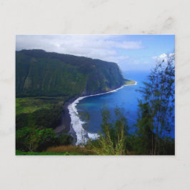 Waipio Valley Lookout-vykort Vykort