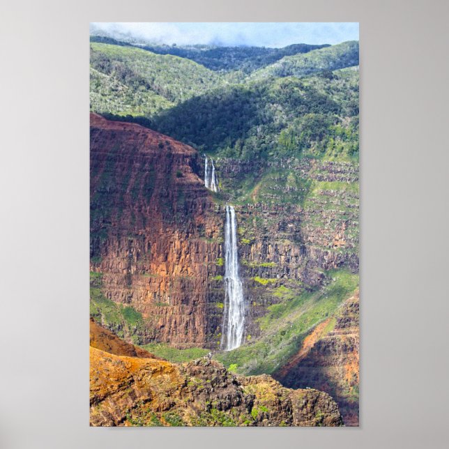 Waipoo Falls, Waimea Canyon, Kauai, Hawaii Poster (Framsidan)