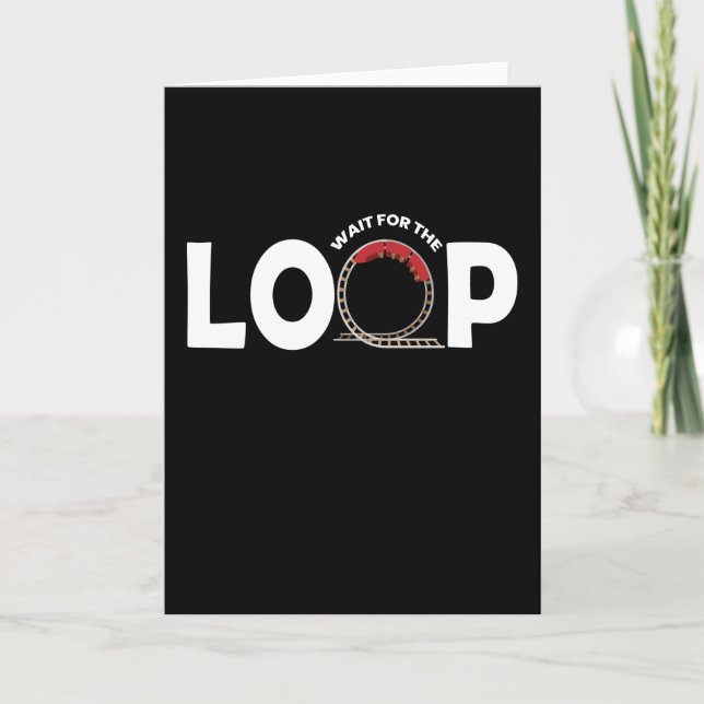 Wait For The Loop Rollercoaster Kort (Framsida)