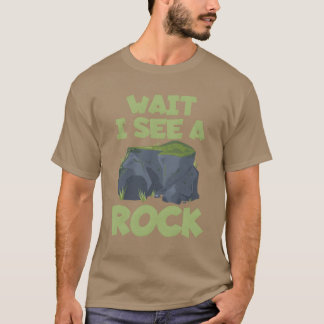 Wait I See A Rock Archaeologist Artifact retro T Shirt