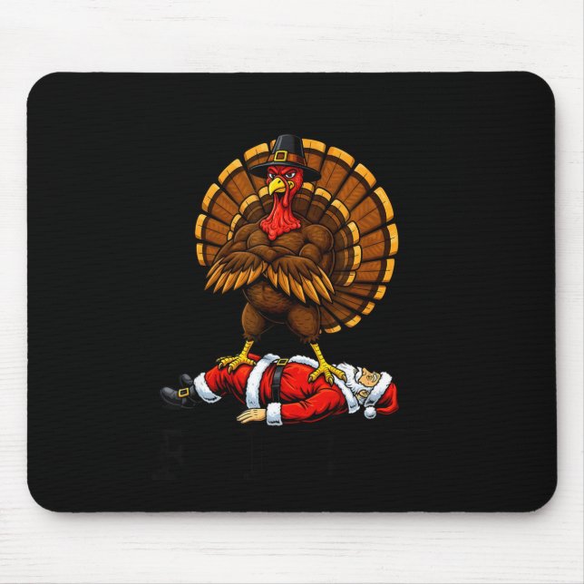 Wait Your Turn Fat Boy Turkey And Santa Sign  Musmatta (Framsidan)