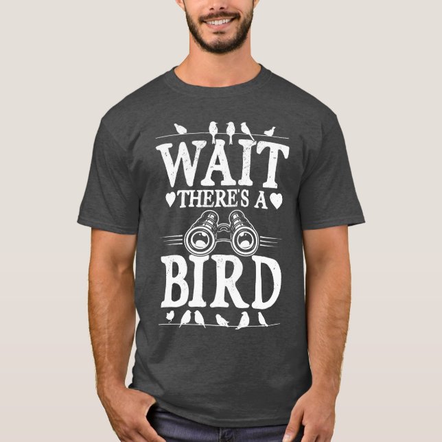 Waithere A Bird Älskare Fågelskådning Binoculars g T Shirt (Framsida)