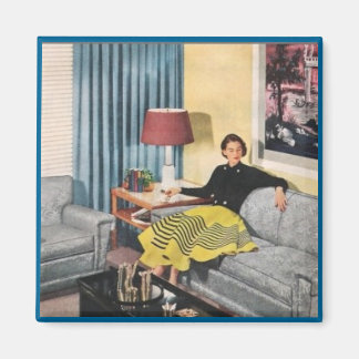 WAITING, 1950-talets Retro Magnet