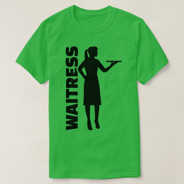 Waitress 3 t shirt (Design framsida)