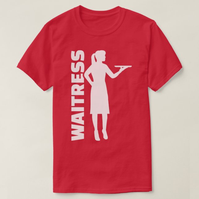Waitress 5 t shirt (Design framsida)