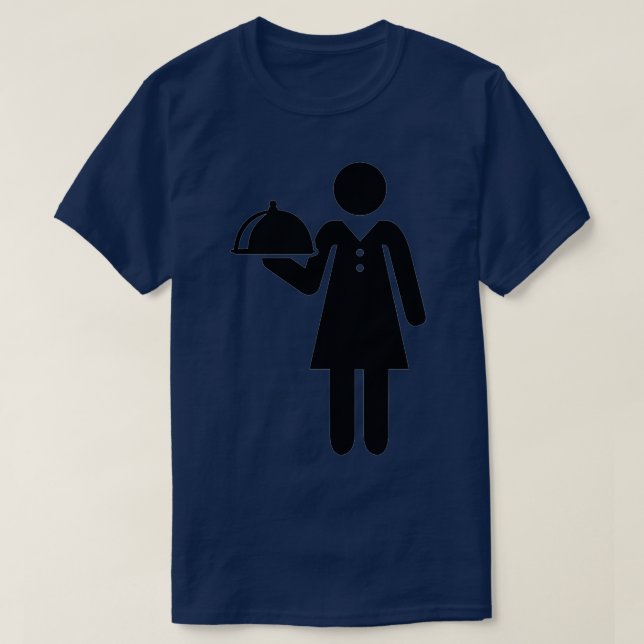 Waitress 8 t shirt (Design framsida)