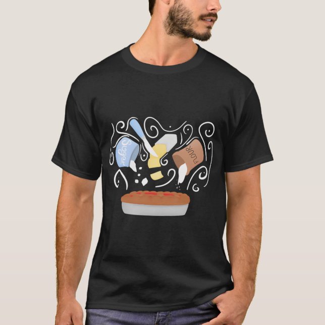 Waitress The Musical: Socker Smör Mjöl T Shirt (Framsida)