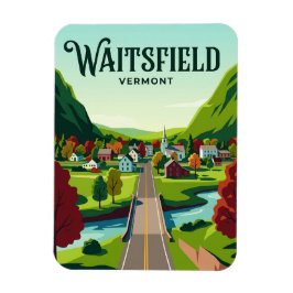 Waitsfield USA Magnet