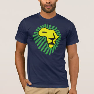 Waka waka Grönt Mane Gult Lejon Shirt Tee Shirt