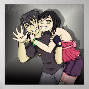 Wakaba och Arai Poster