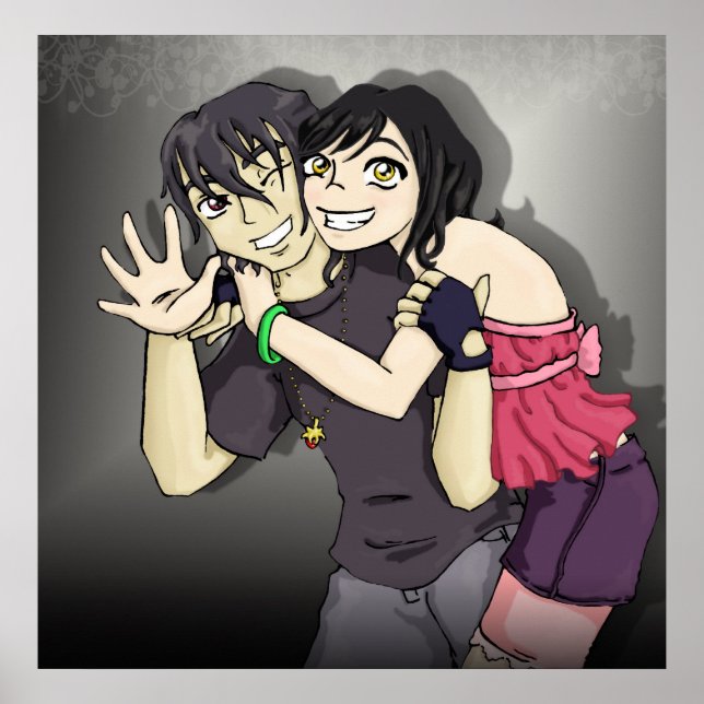 Wakaba och Arai Poster (Framsidan)