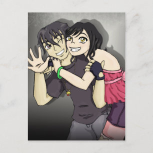 Wakaba och Arai Vykort