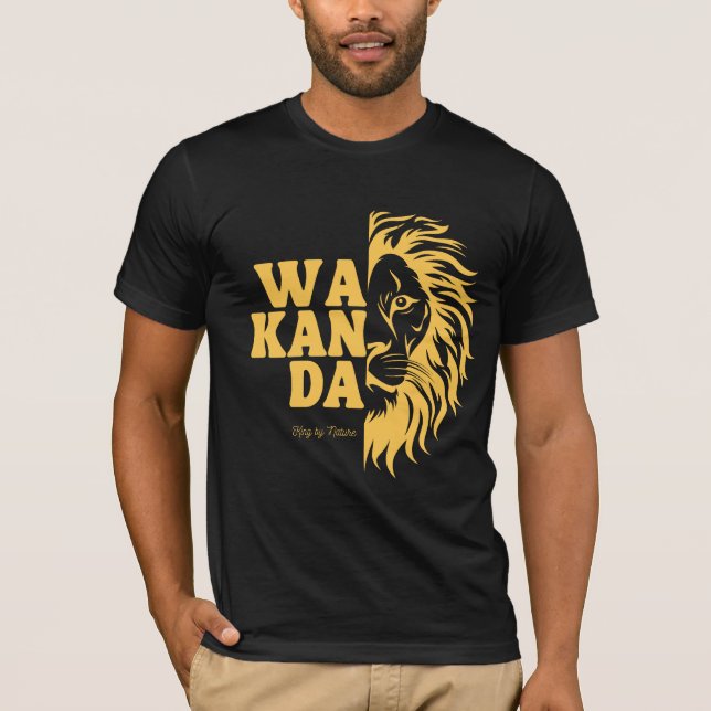WAKANDA: King By Nature | Bella T-Shirt (Framsida)