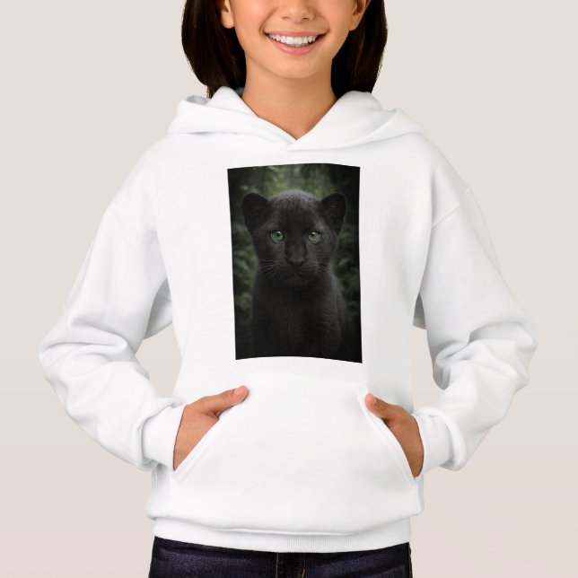Wakanda Warrior: Black Panther Hoodie T Shirt (Framsida)