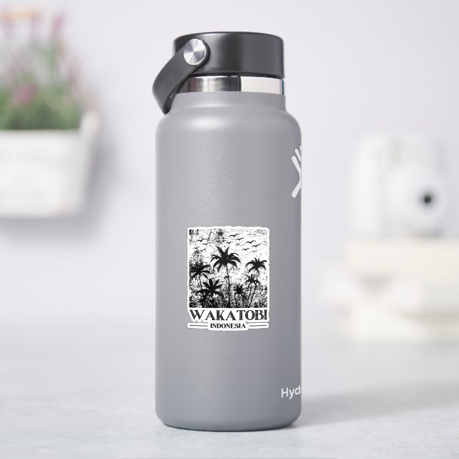 Wakatobi, Indonesien Klistermärken (HydroFlask)