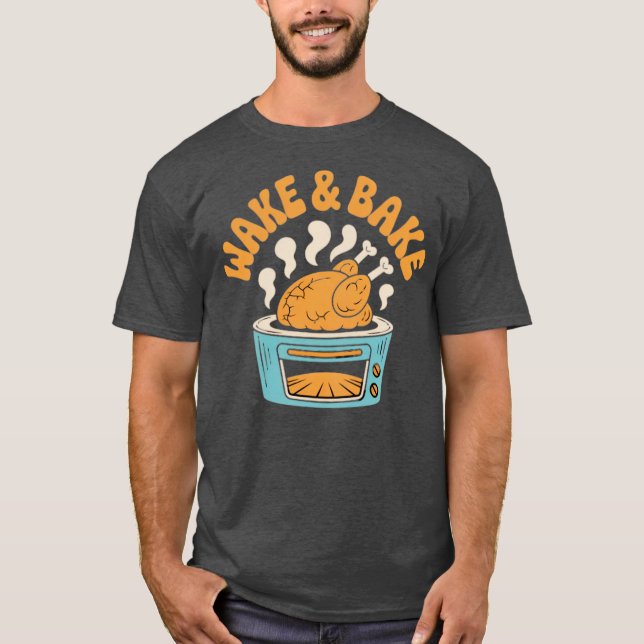 Wake & Bake T Shirt (Framsida)
