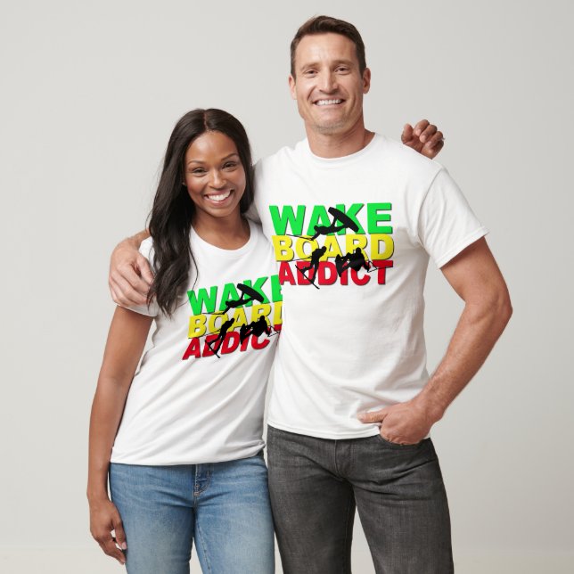 Wake Board Addict T- Shirt Tröja (Unisex)
