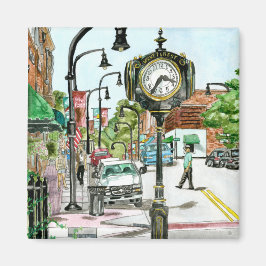 Wake Forest, NC Watercolor Magnet