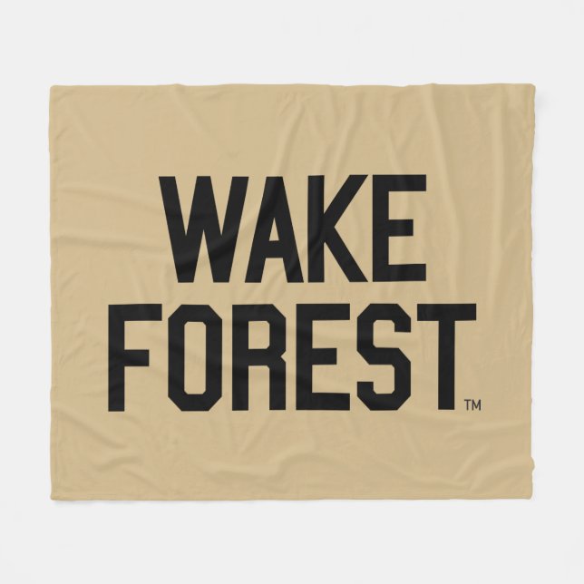 Wake Forest Universiteten | Wake Forest Fleecefilt (Framsidan (Horisontell))