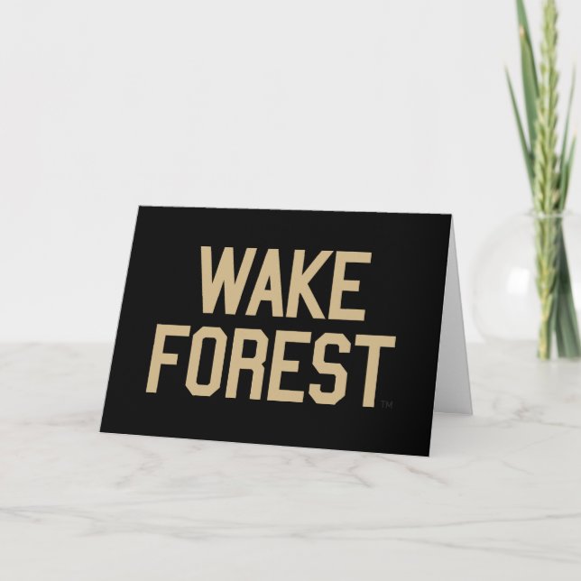 Wake Forest Universiteten | Wake Forest Kort (Framsida)