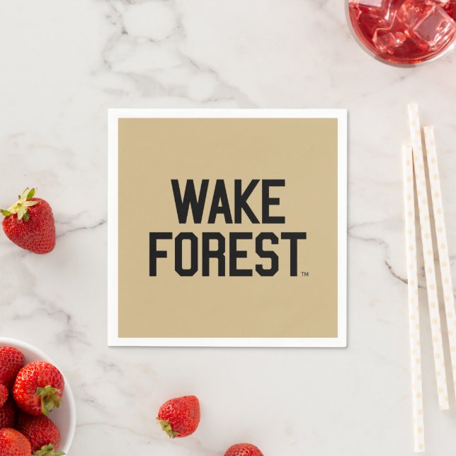 Wake Forest Universiteten | Wake Forest Pappersservett (Insitu)
