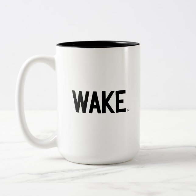 Wake Forest Universiteten | Wake Wordmark Två-Tonad Mugg (Vänster)