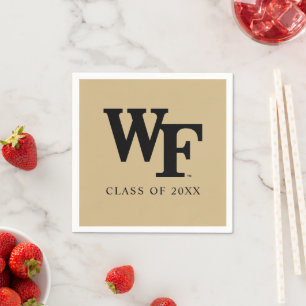 Wake Forest Universiteten WF Pappersservett