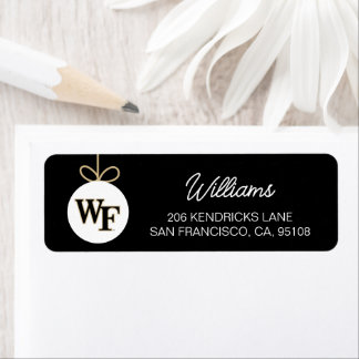 Wake Forest Universiteten | WF Returadress Etikett