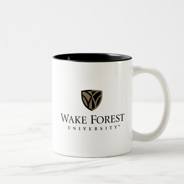 Wake Forest Universiteten Wordmark Två-Tonad Mugg (Höger)