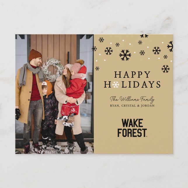 Wake Forest University | Wake Forest Helg Vykort (Framsida)
