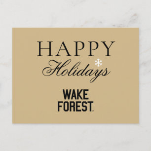 Wake Forest University Wake Forest Helg Vykort