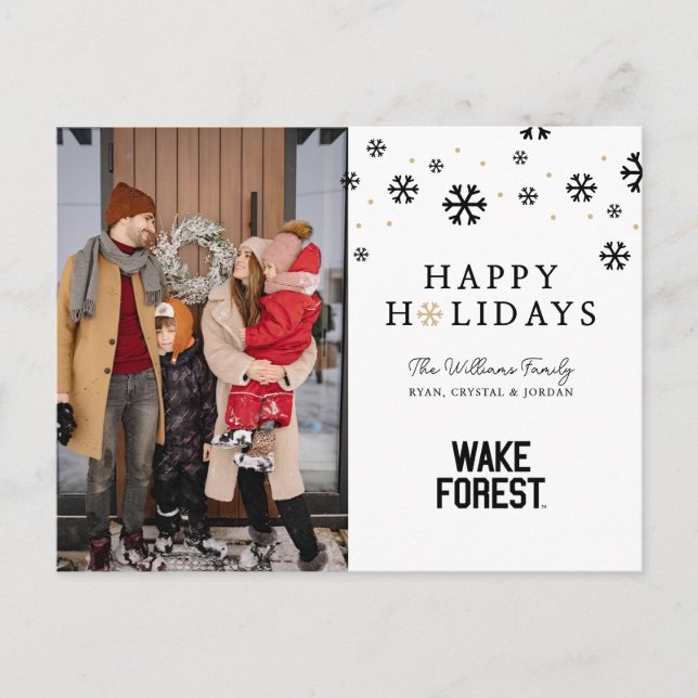 Wake Forest University | Wake Forest Helg Vykort (Framsida)