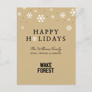 Wake Forest University Wake Forest Helg Vykort