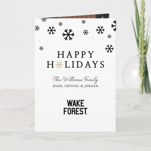 Wake Forest University | Wake Forest Helgkort (Framsida)