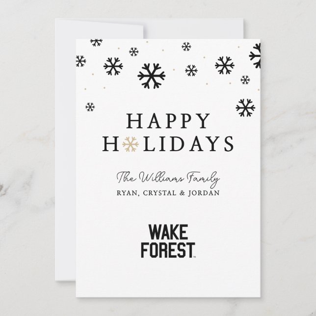 Wake Forest University | Wake Forest Julkort (Framsida)