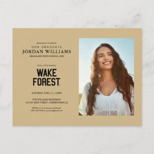 Wake Forest University Wake Forest Meddelande Vykort
