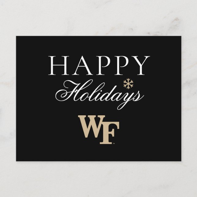 Wake Forest University | WF Helg Vykort (Framsida)