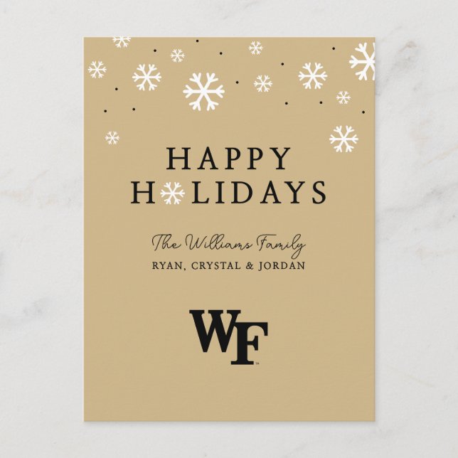 Wake Forest University | WF Helg Vykort (Framsida)
