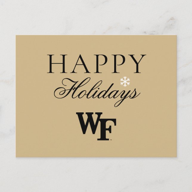 Wake Forest University | WF Helg Vykort (Framsida)