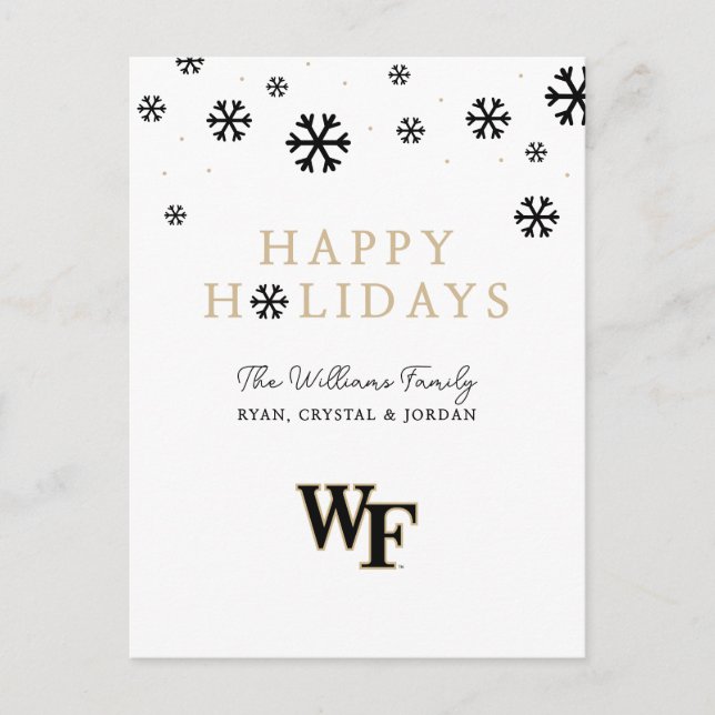 Wake Forest University | WF Helg Vykort (Framsida)