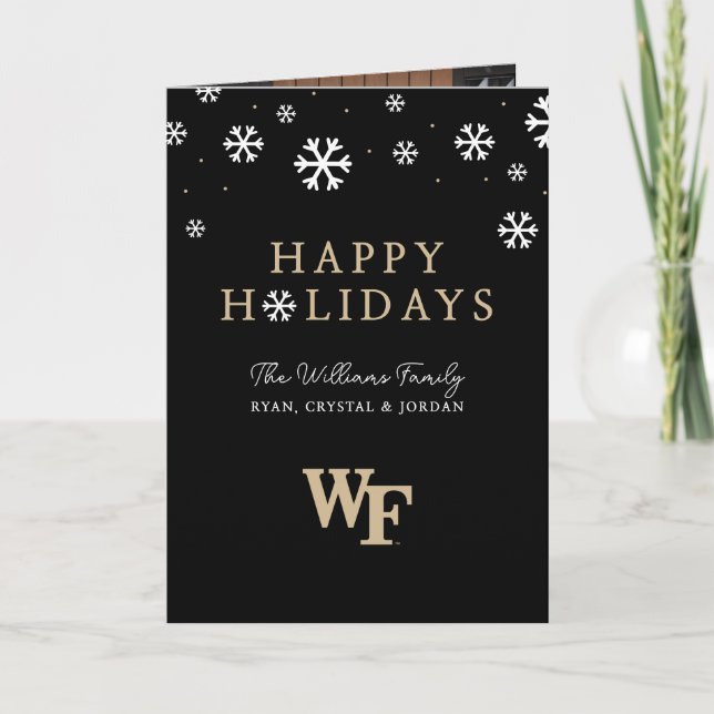 Wake Forest University | WF Helgkort (Framsida)