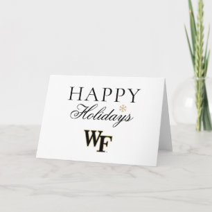 Wake Forest University WF Helgkort