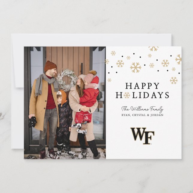 Wake Forest University | WF Julkort (Framsida)