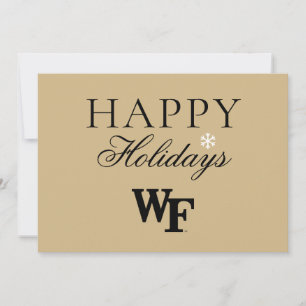 Wake Forest University WF Julkort