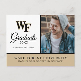 Wake Forest University | WF Meddelande Vykort