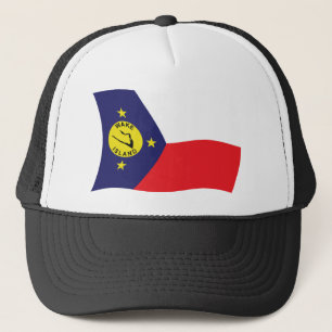 Wake Island Flagg Hatt Truckerkeps