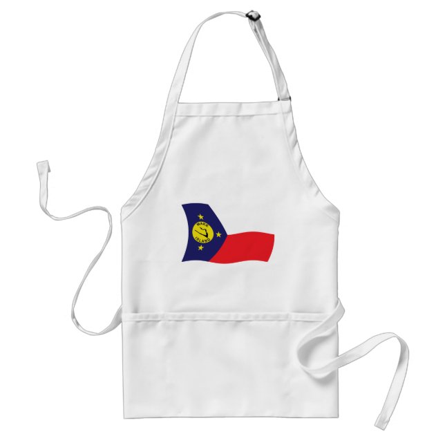 Wake Island Flagga Apron Förkläde (Framsidan)