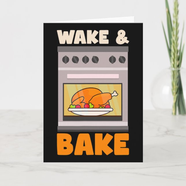 Wake Ke Design Thanksgiving kock  Kort (Framsida)