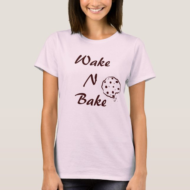 Wake N Bake Cookie Tee Shirt (Framsida)